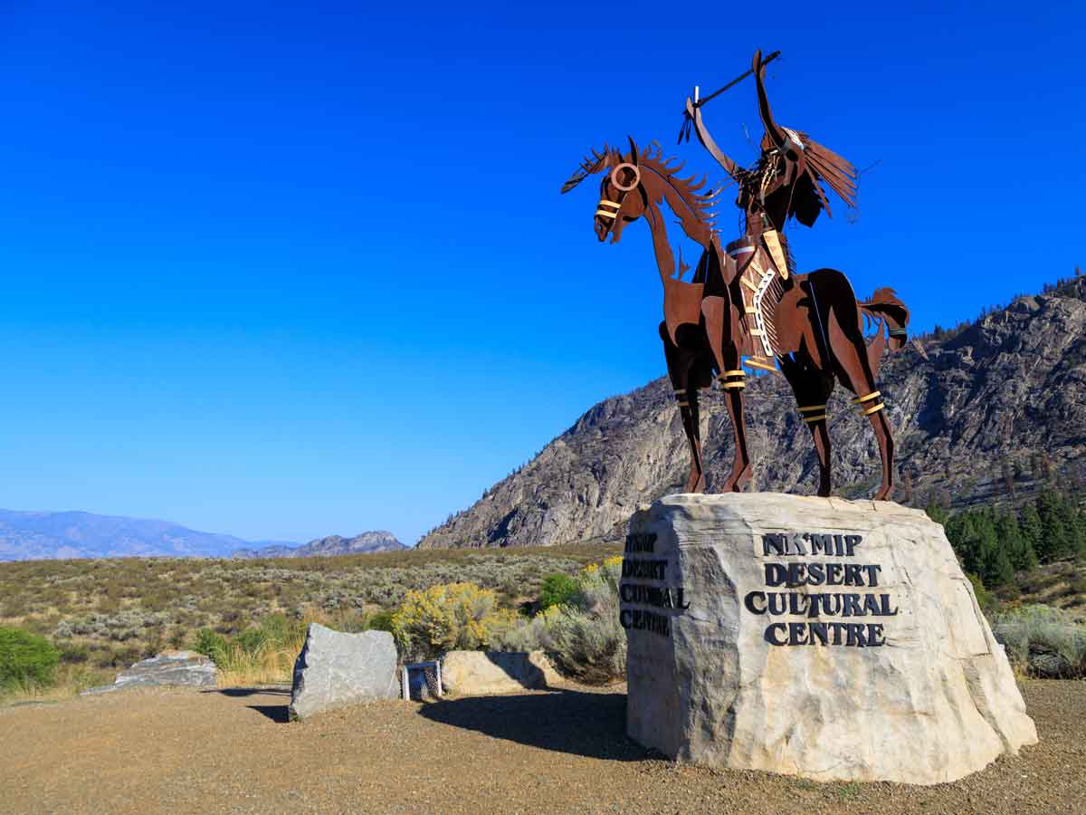 osoyoos-nkmip-canyon NK'Mip Canyon near Lakeshore Villas Resort in Osoyoos BC